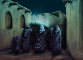 İmam Əli (ə) Xanım Fatimeyi-Zəhranı (s.ə.) dəfn edərkən…